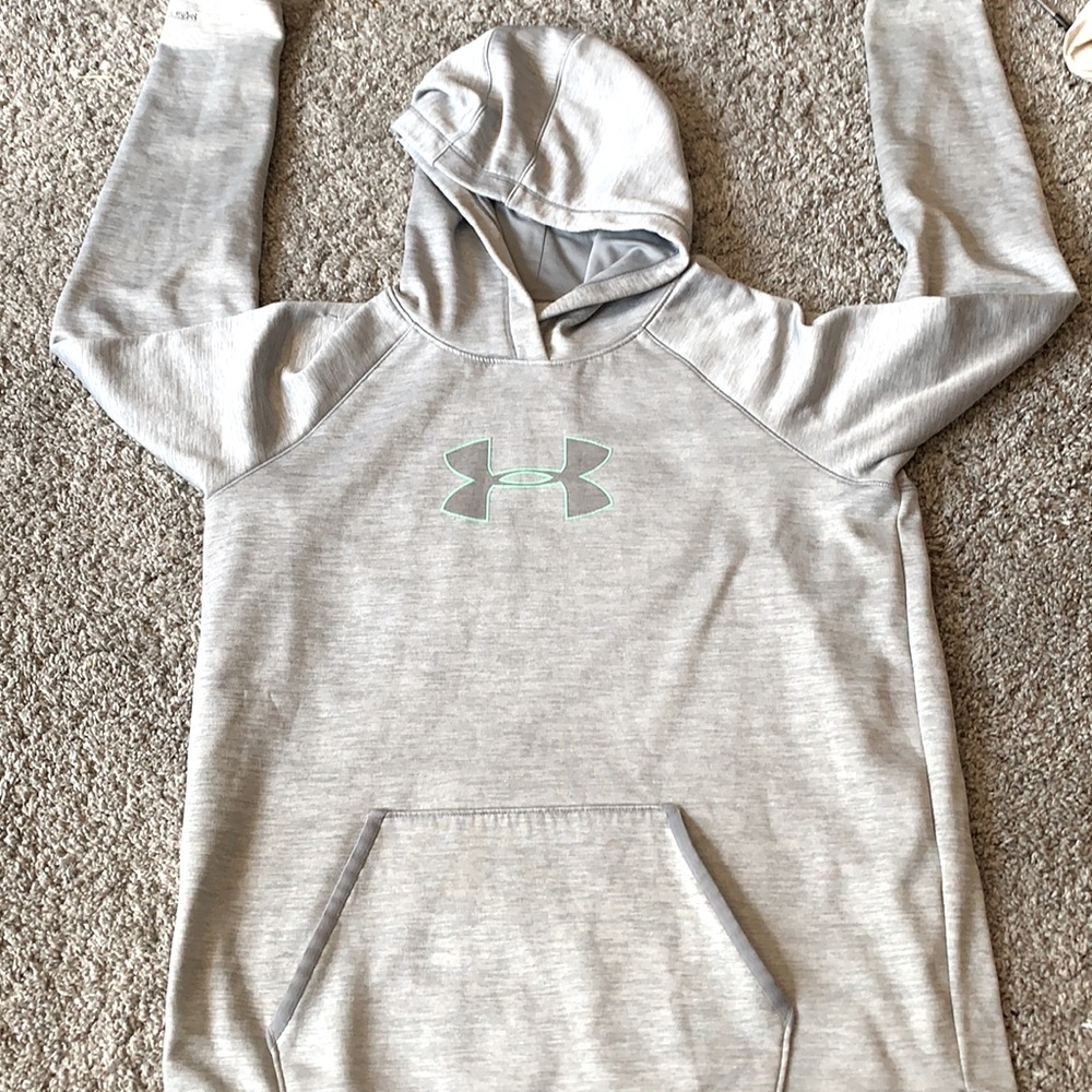 Under Armor sweatshirt blue and teal size large